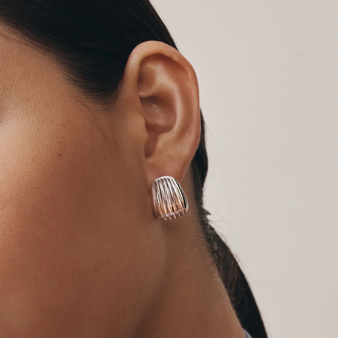 Boucle d'oreille Cooper - Argent