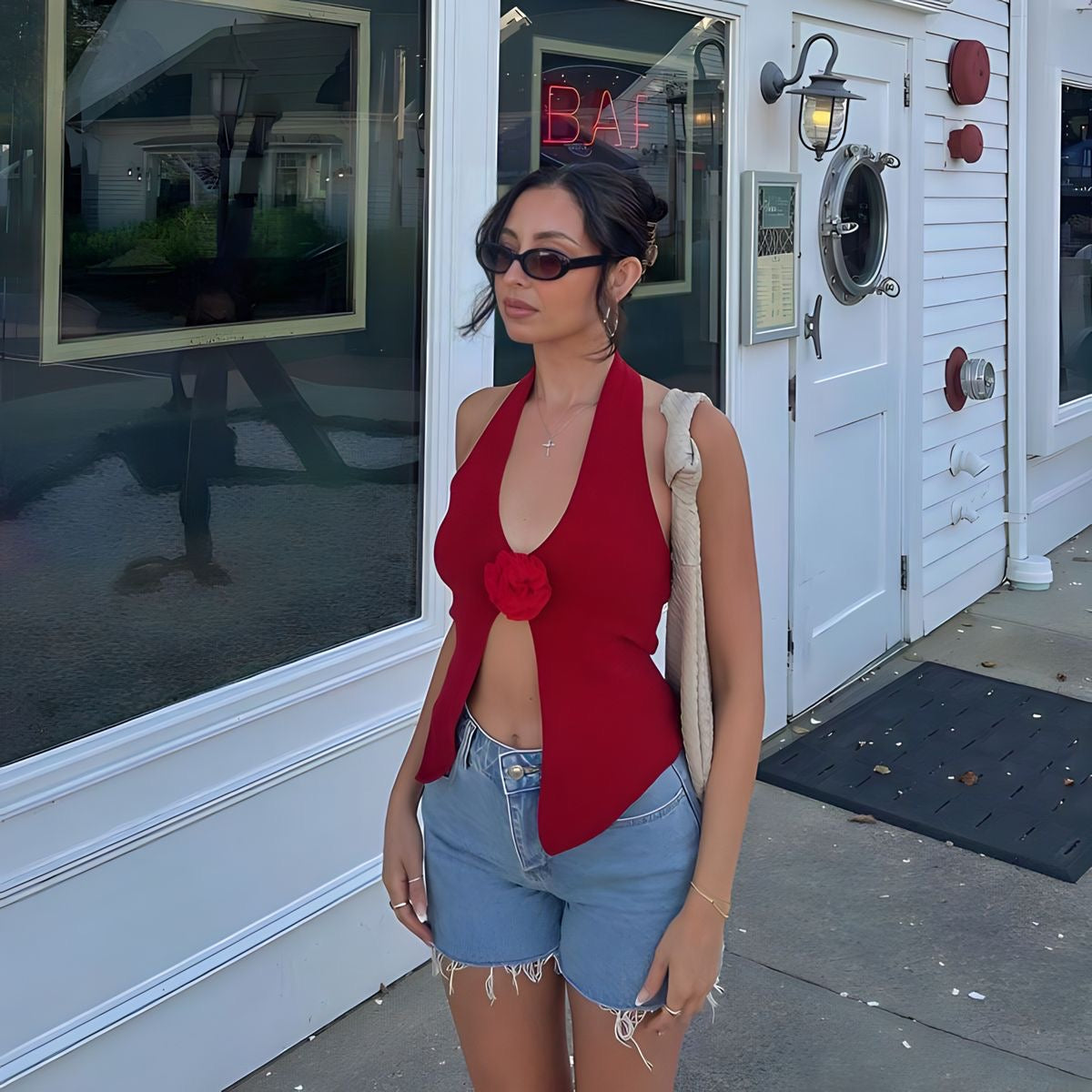 Rose Top-Rouge (S)
