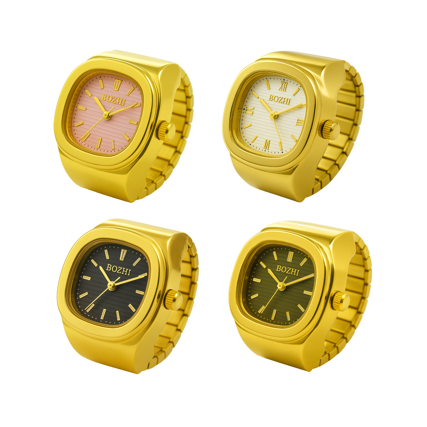 Bottega Watch Ring - Gold