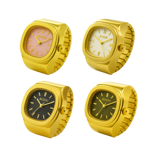 Bottega Watch Ring - Gold