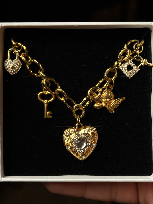 Build-A-Baddie Charm Necklace - Gold/Silver