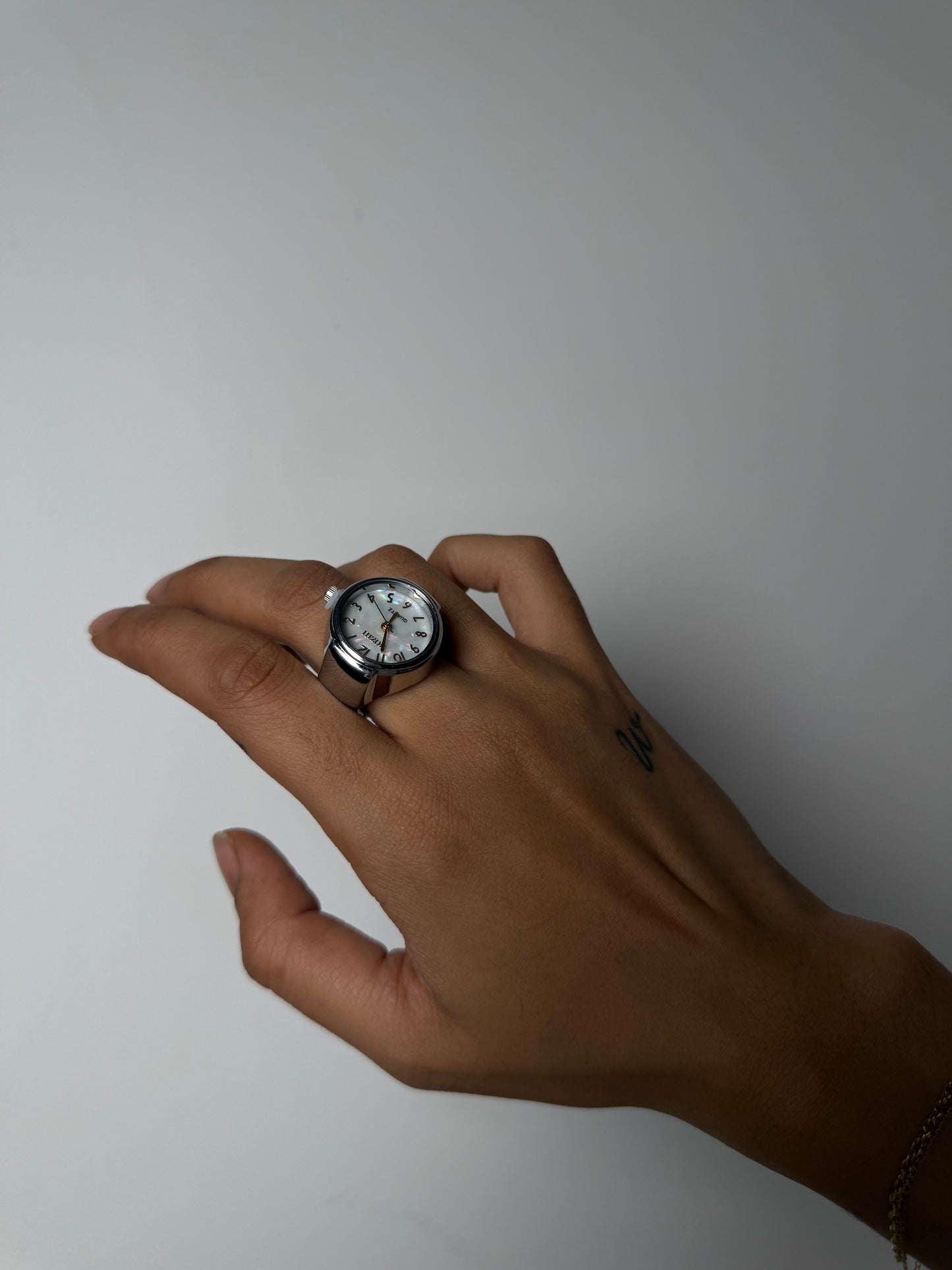 Opal Moment Watch Ring -Gold/Silver *WATERPROOF*