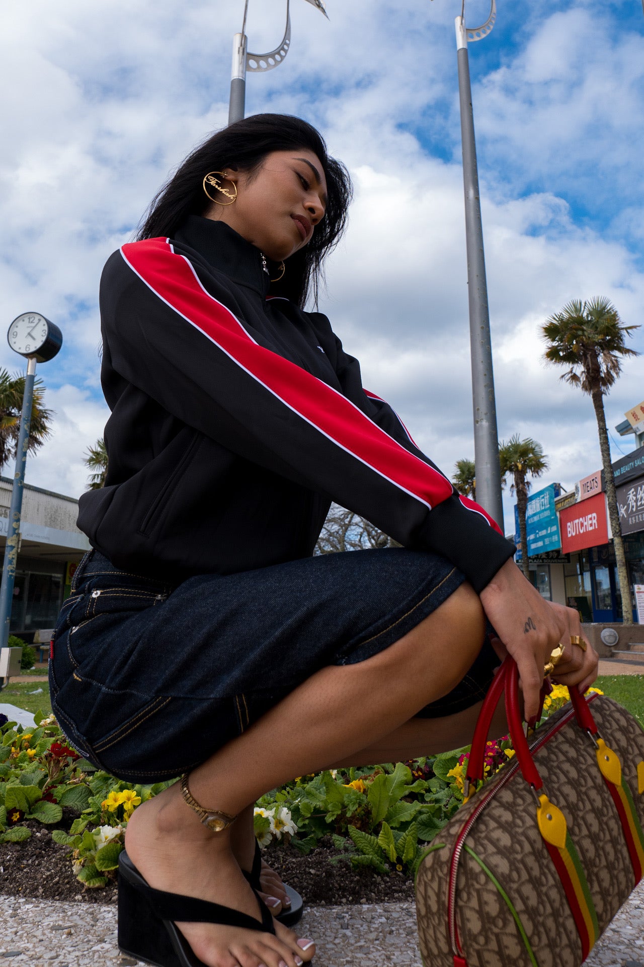 カスタムネームフープ - ゴールド/シルバー