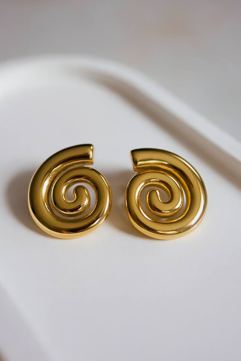 Swirl Earrings - Gold/Silver