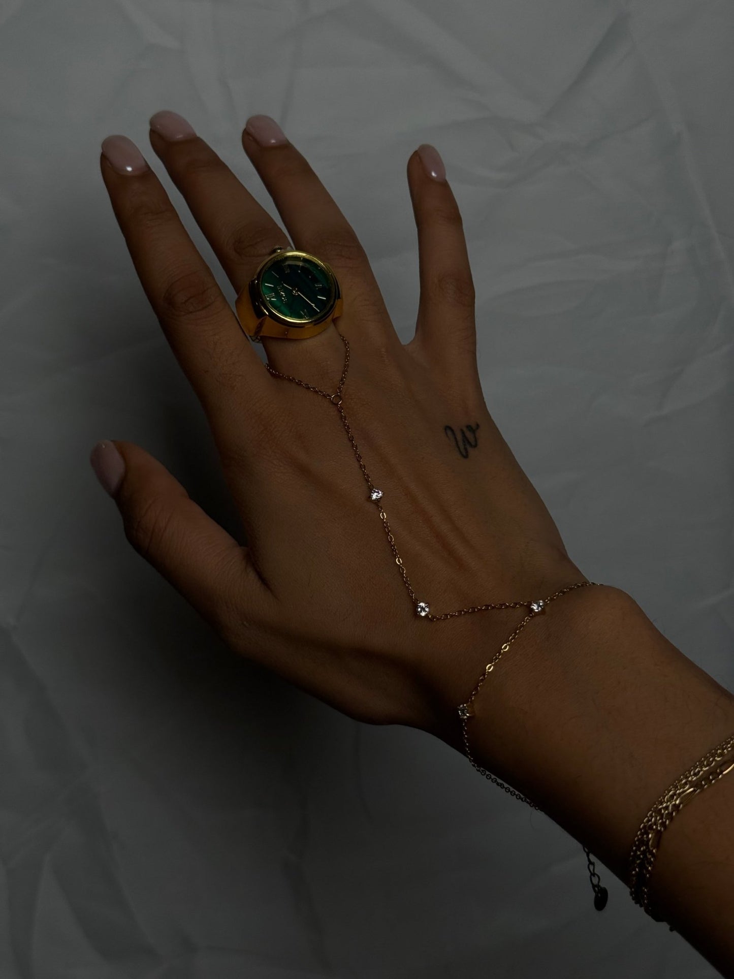 Chaîne de main Amalfi - Plaqué or 18 carats/argent