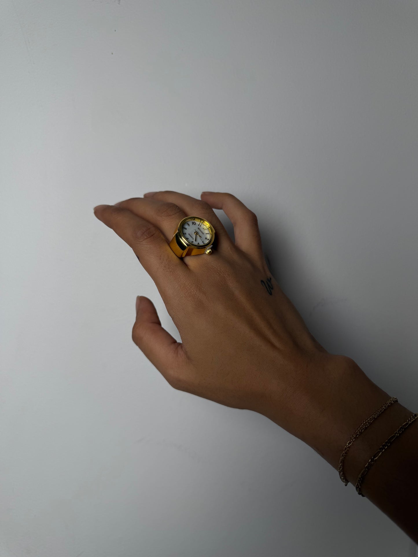 Opal Moment Watch Ring -Gold/Silver *WATERPROOF*