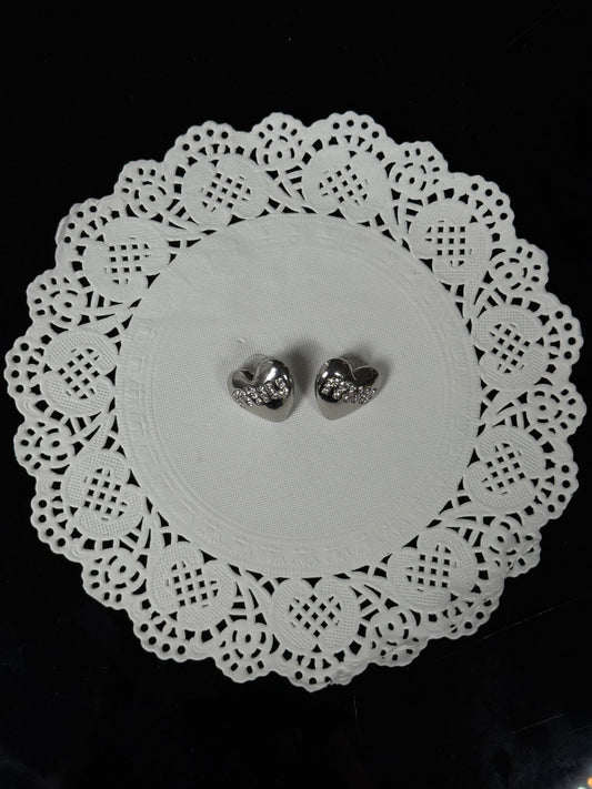 SS25 Miu Miu Dupe Heart Earrings