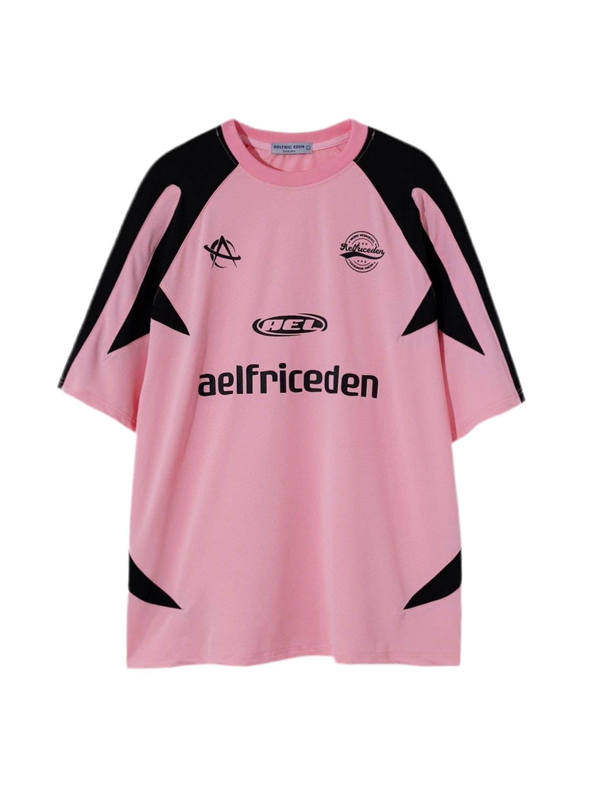 T-shirt de football rose