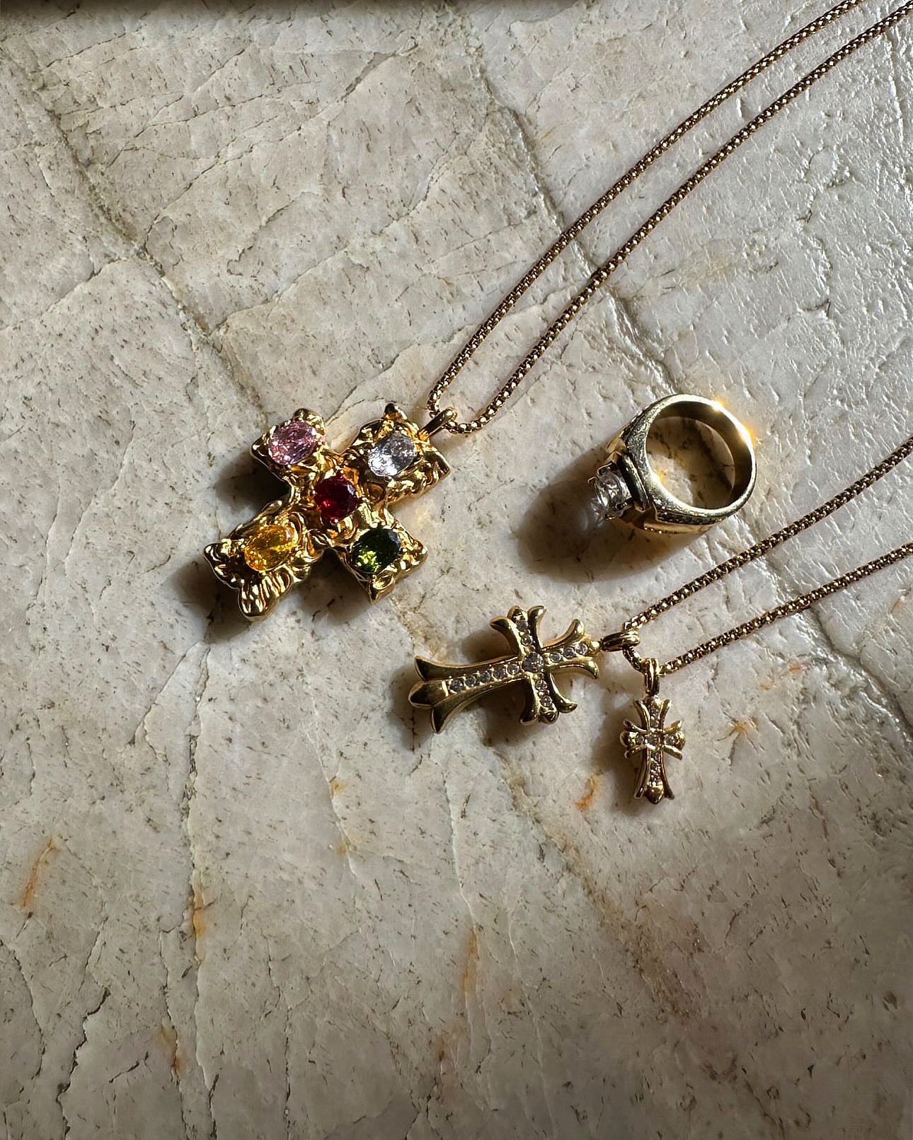 Pendentif Croix Jumelle *PRÉCOMMANDE*
