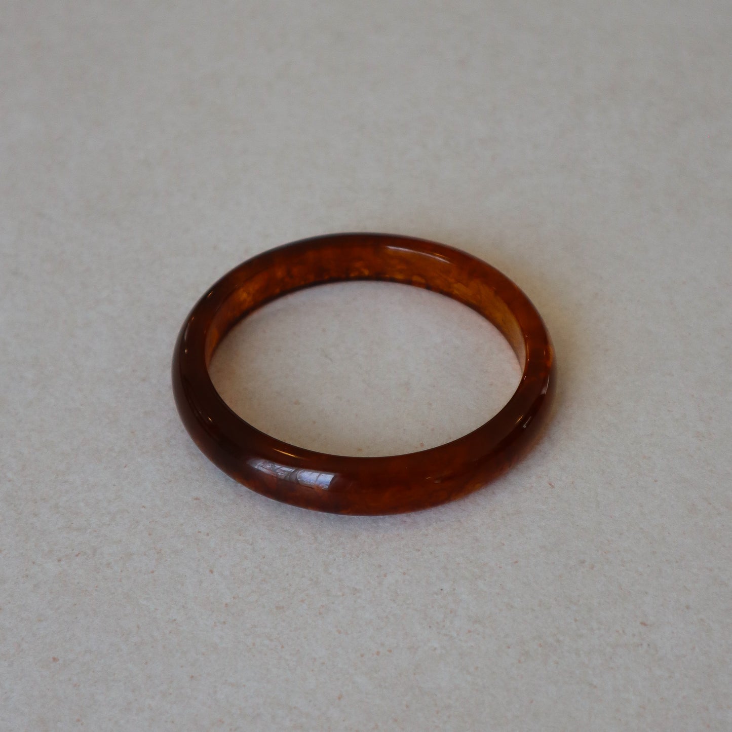 Bracelet fin en gelée - Marron