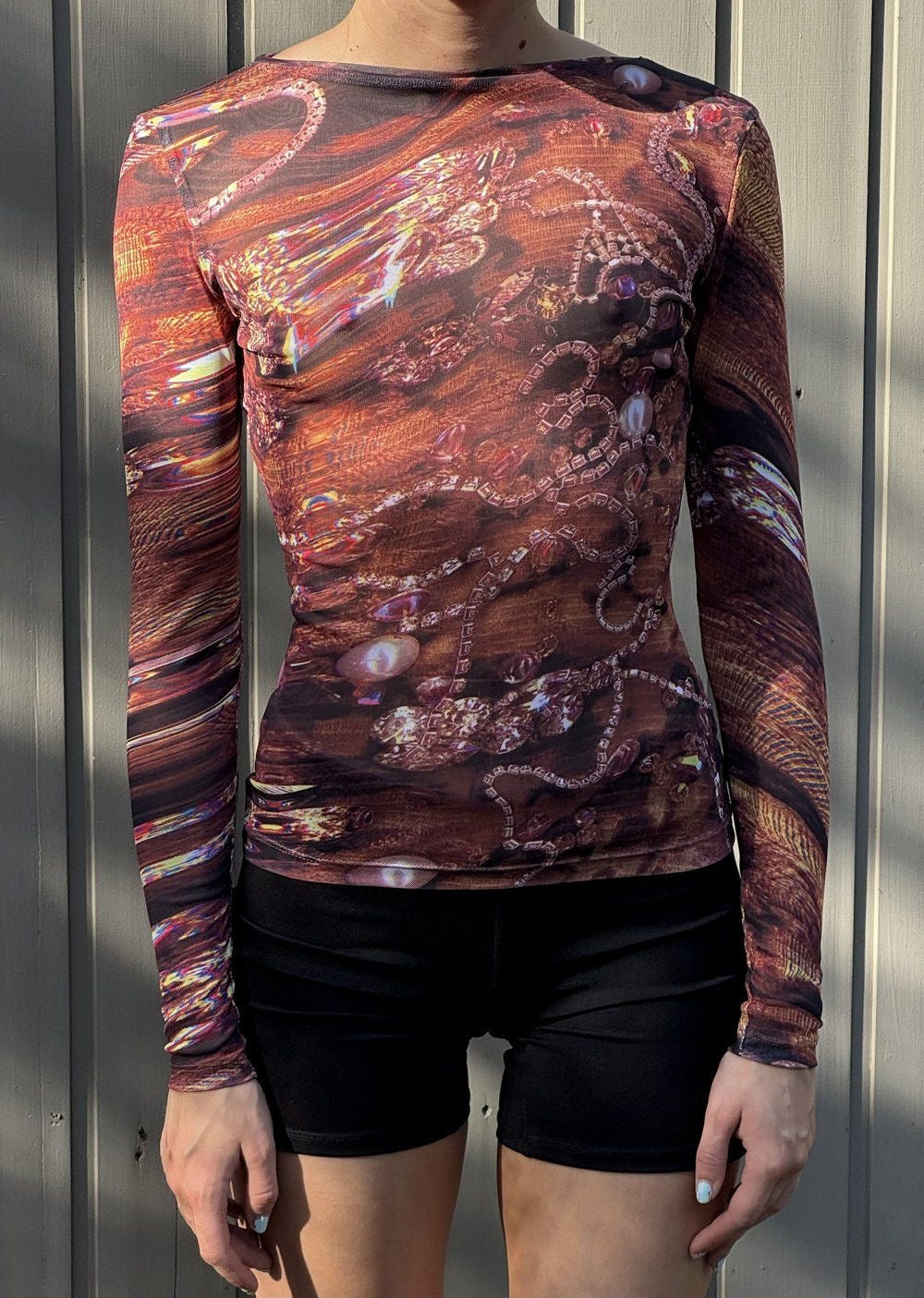 Haut en maille Lucinda Babi Adorn - Noyer (XS)