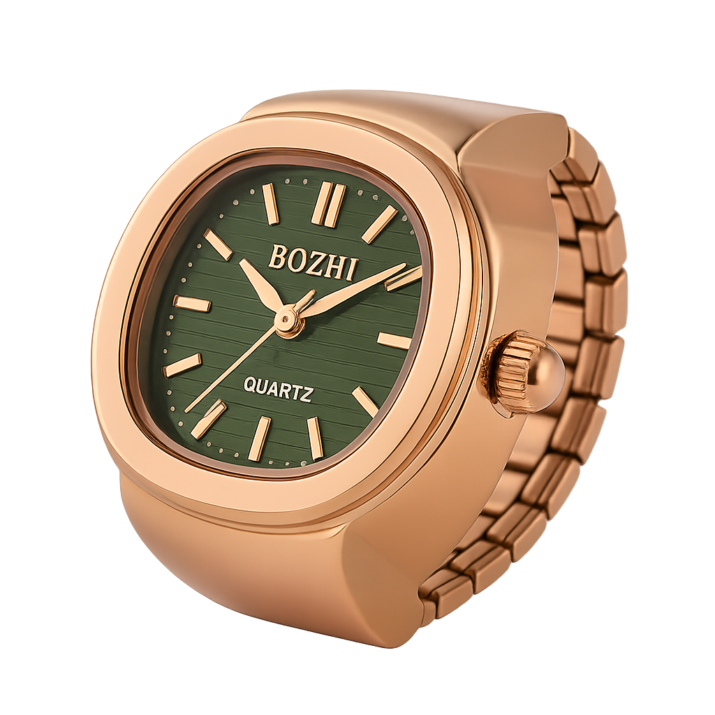 Bottega Watch Ring - Rose Gold