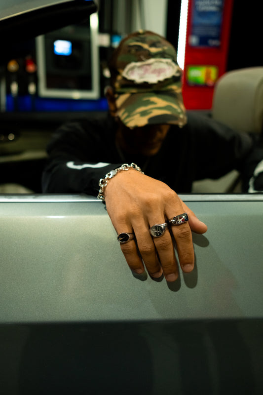 “Just did It” Brick Ring - Silver