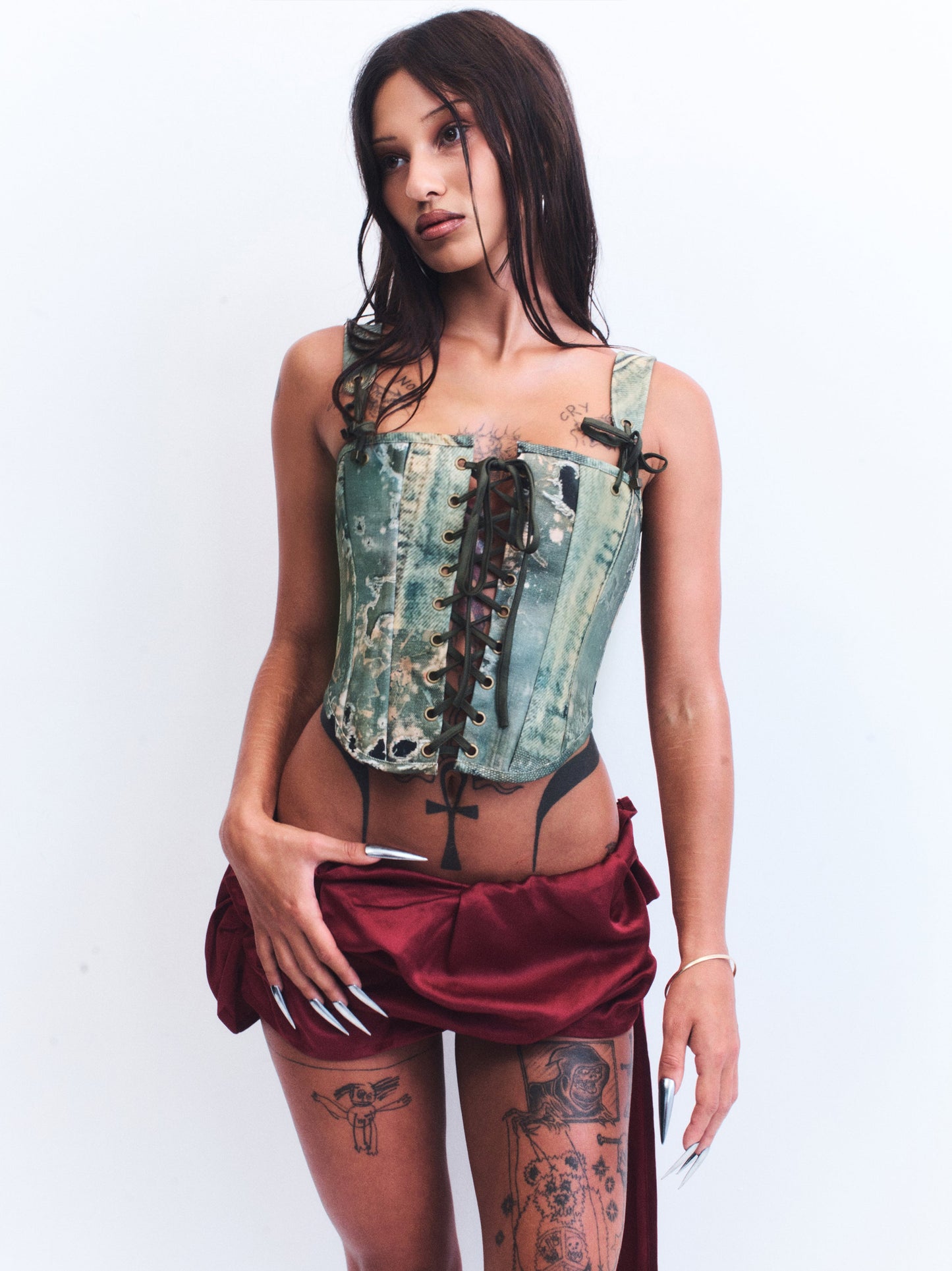 Corset vert de Tripoli