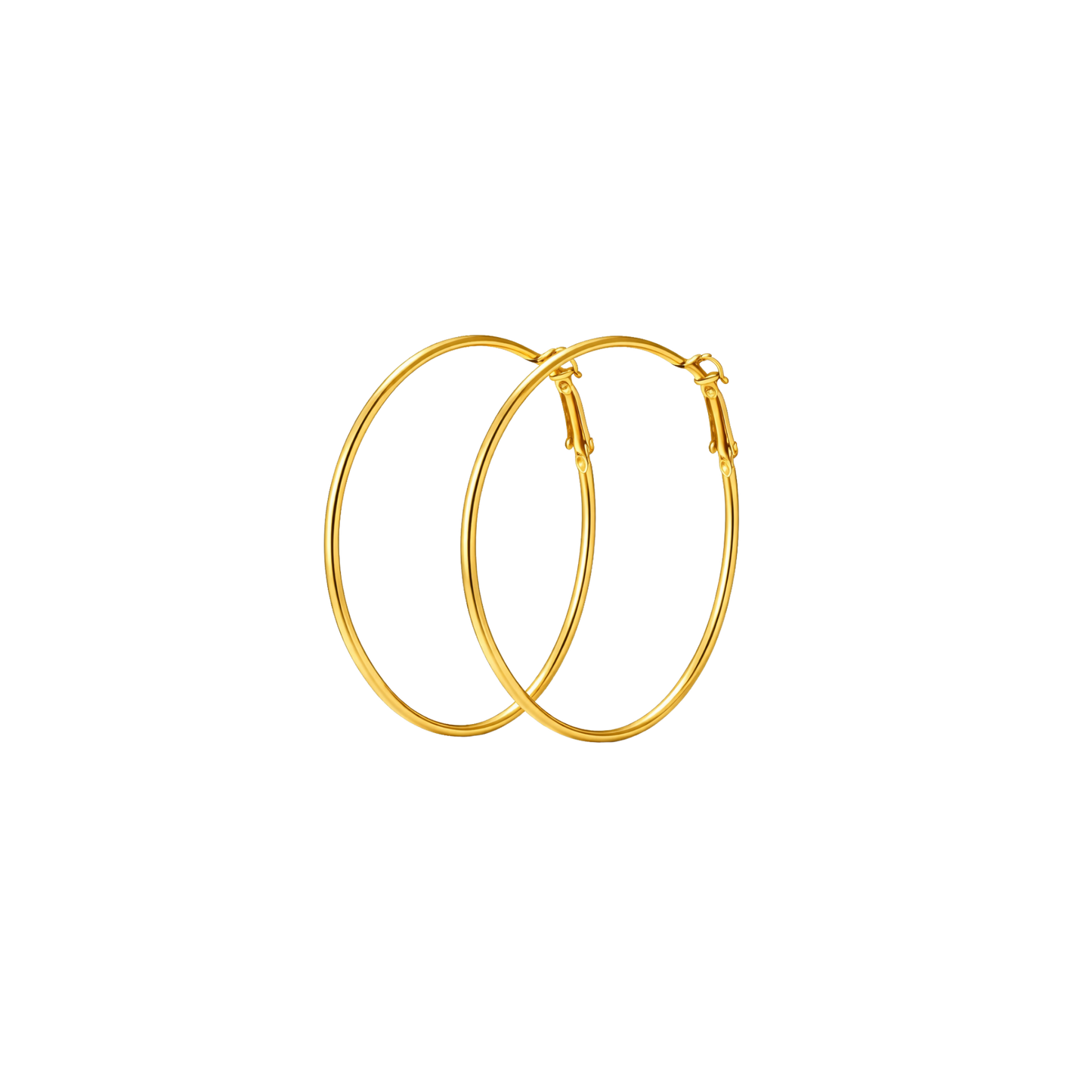 Essential Baddie Hoops - Gold