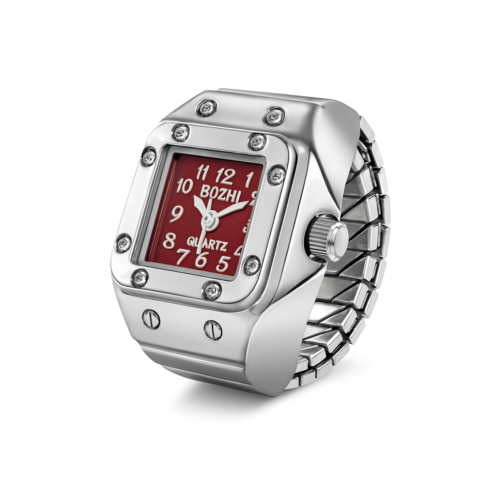 Retro Watch Ring - Gold/Silver