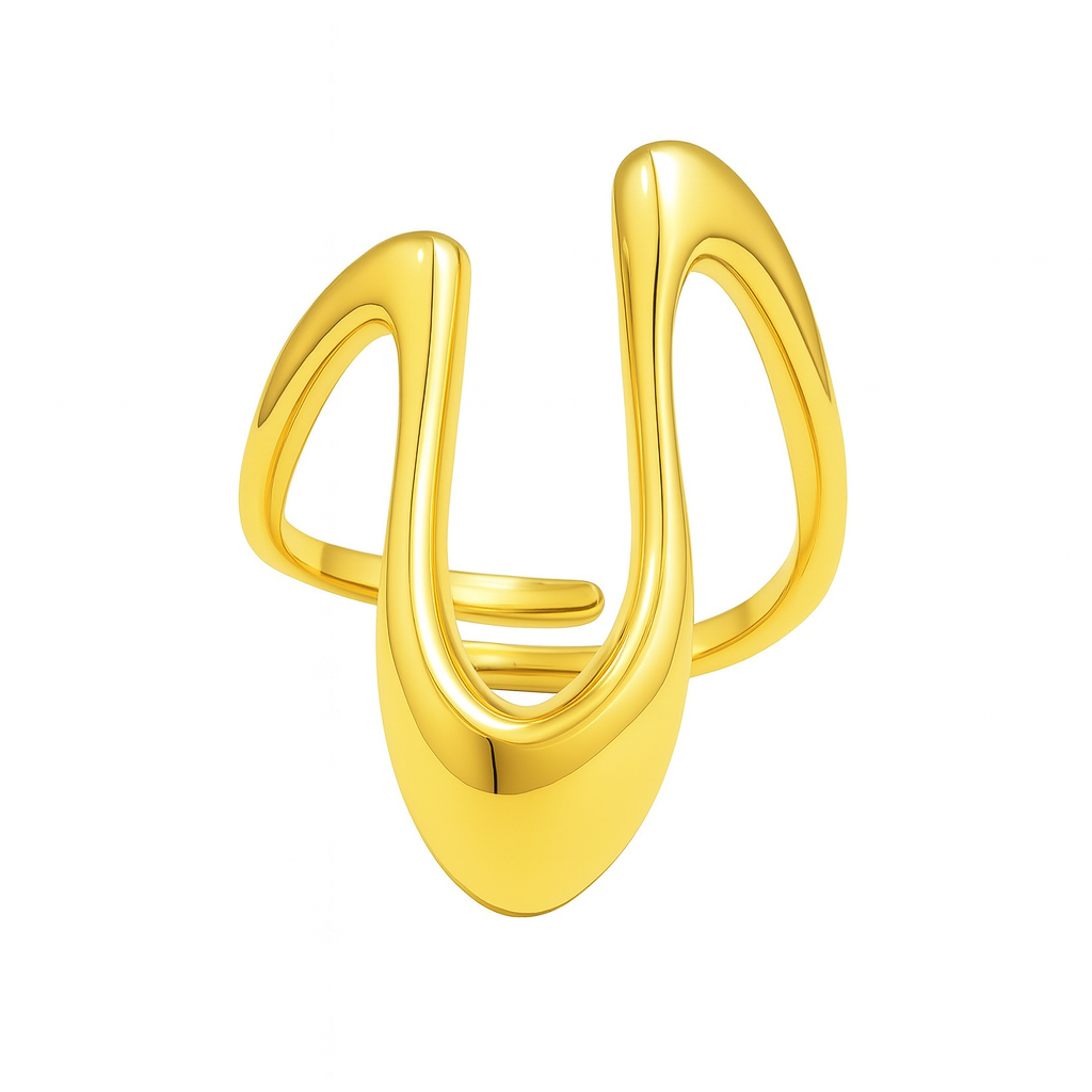 Wave Ring- Gold/Silver