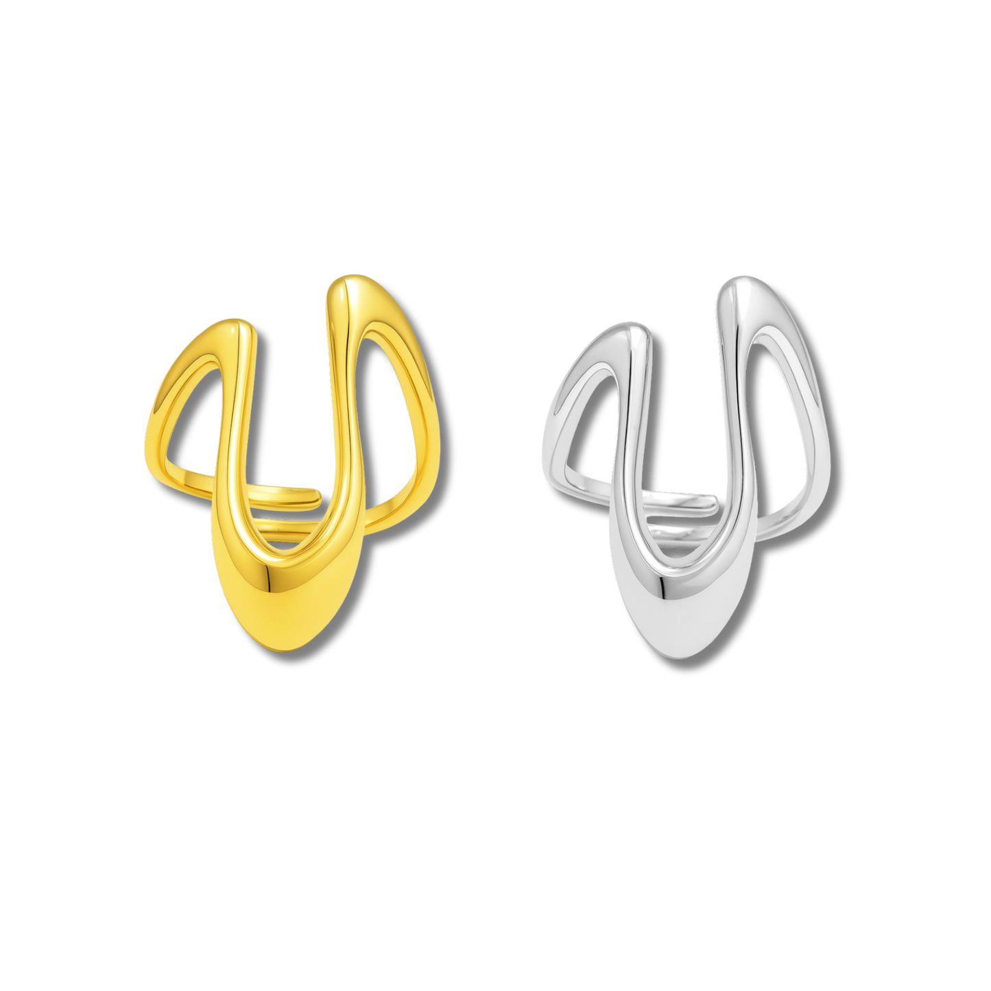 Wave Ring- Gold/Silver