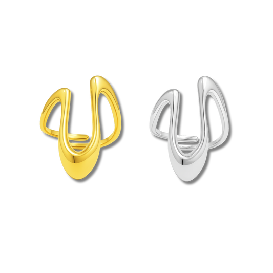 Wave Ring- Gold/Silver