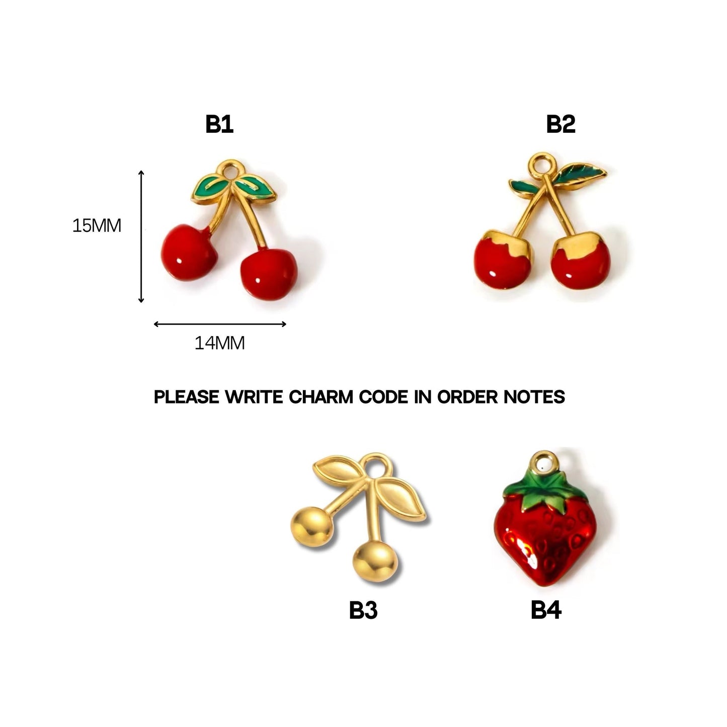 Yankee Charm Necklace (Customisable)-Gold