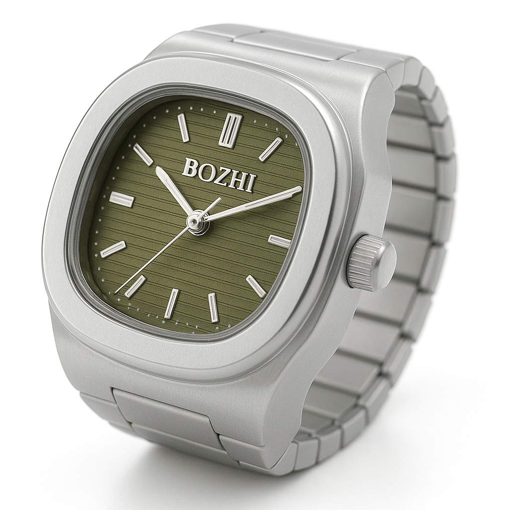 Bottega Watch Ring - Silver