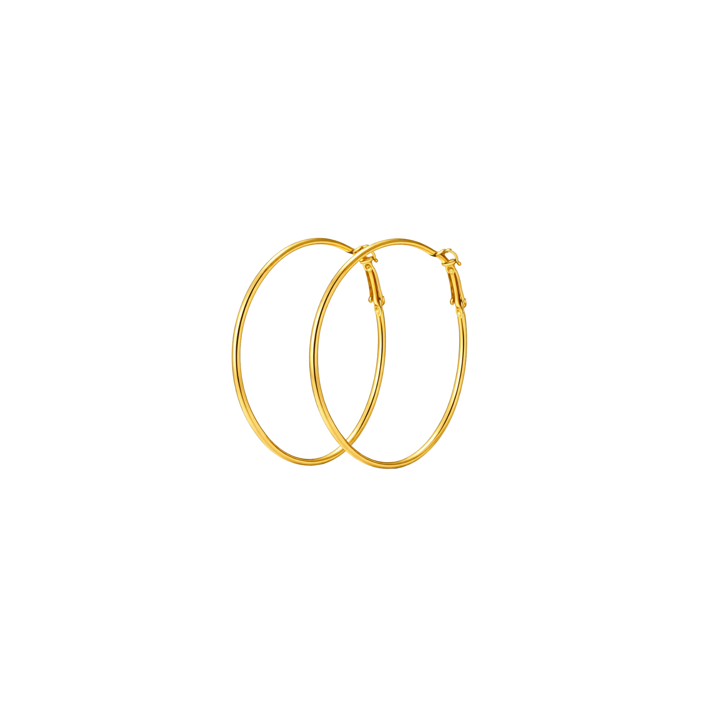Essential Baddie Hoops - Gold