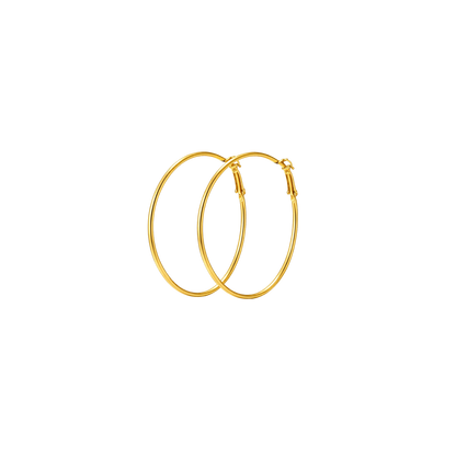 Essential Baddie Hoops - Gold