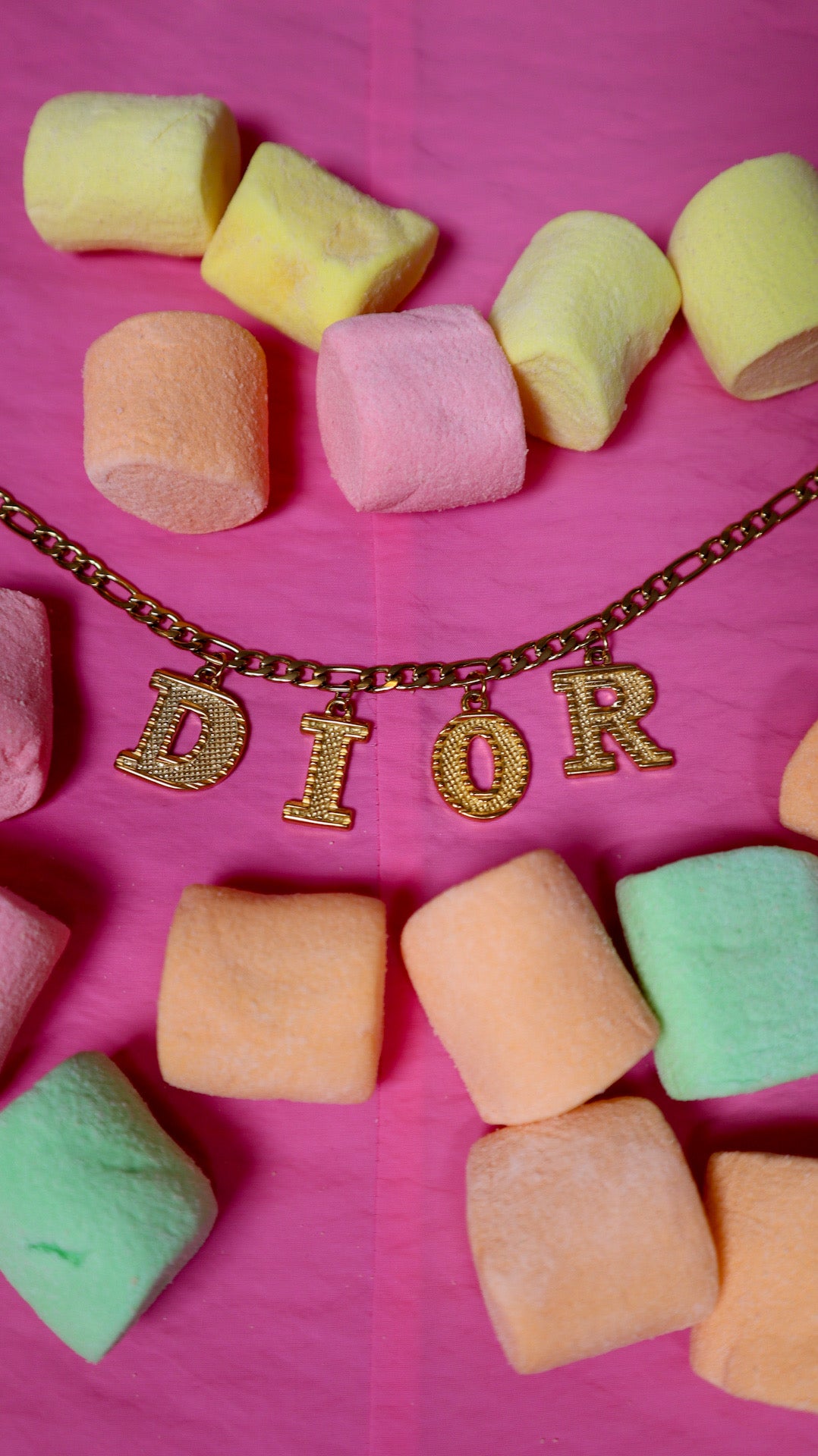 “DIOR” Charm Necklace