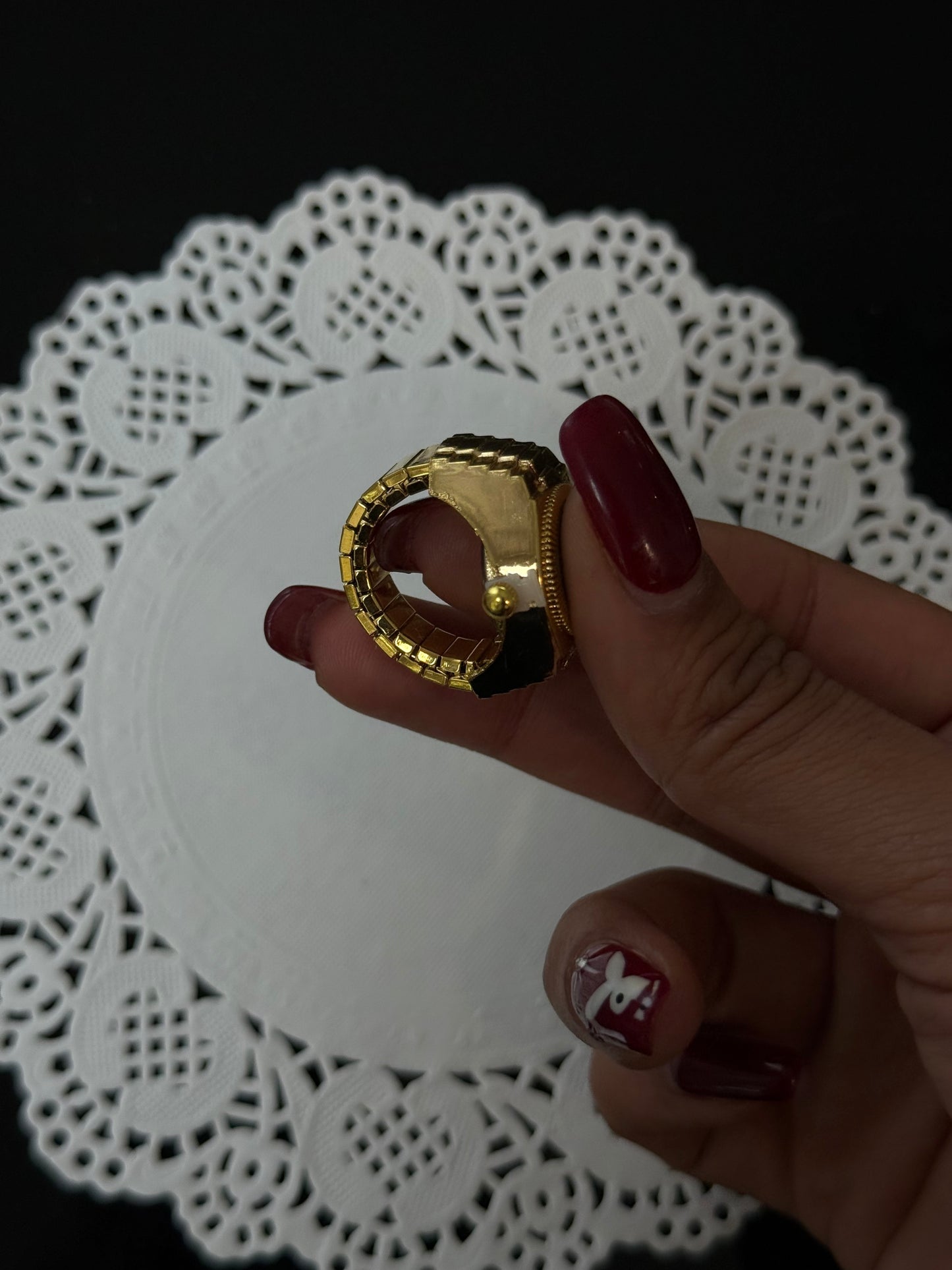 SS38 Watch Ring Set *Minor Scratches*