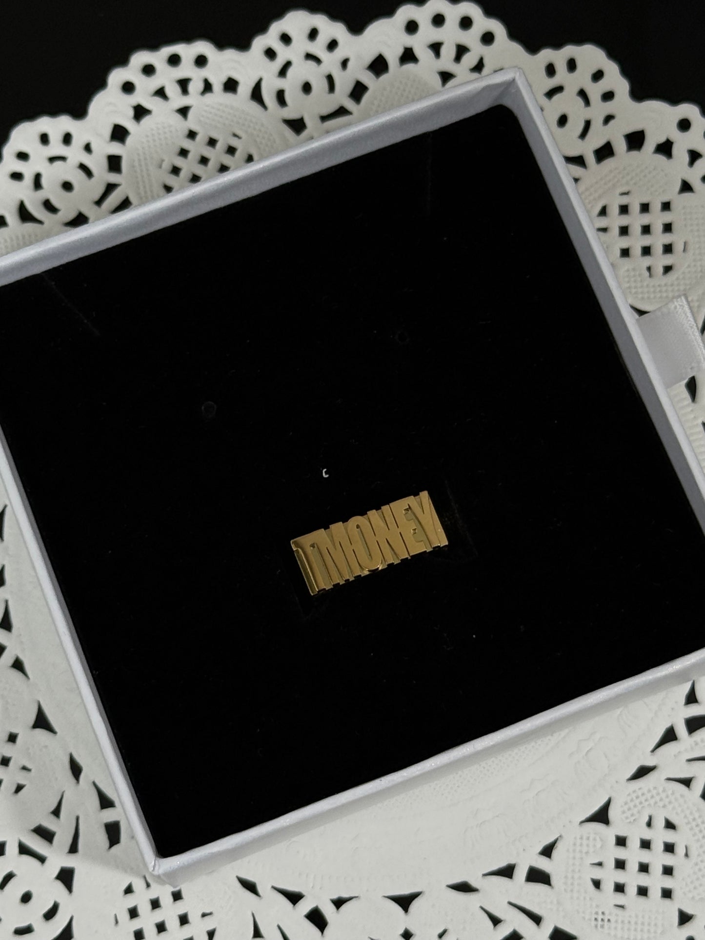 Nameplate Ring - Gold/Silver