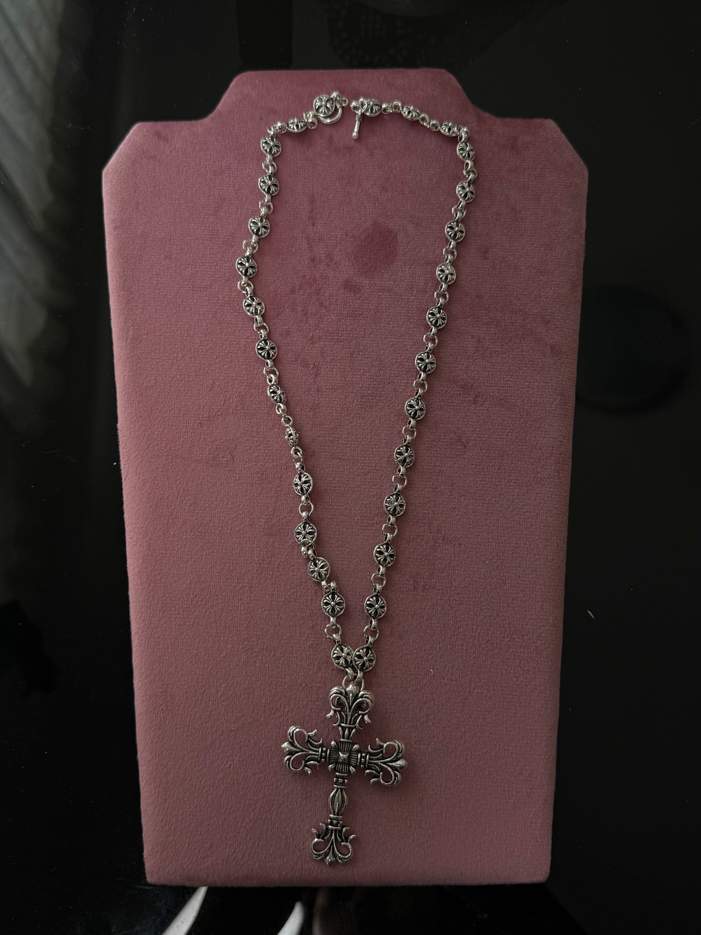 SS43 Silver Chrome Necklace