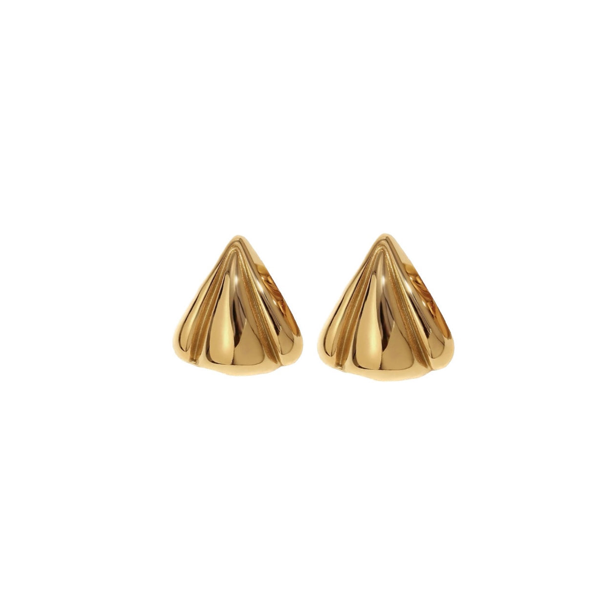 Pecan Earrings - Gold