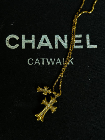 Twin Cross Pendant