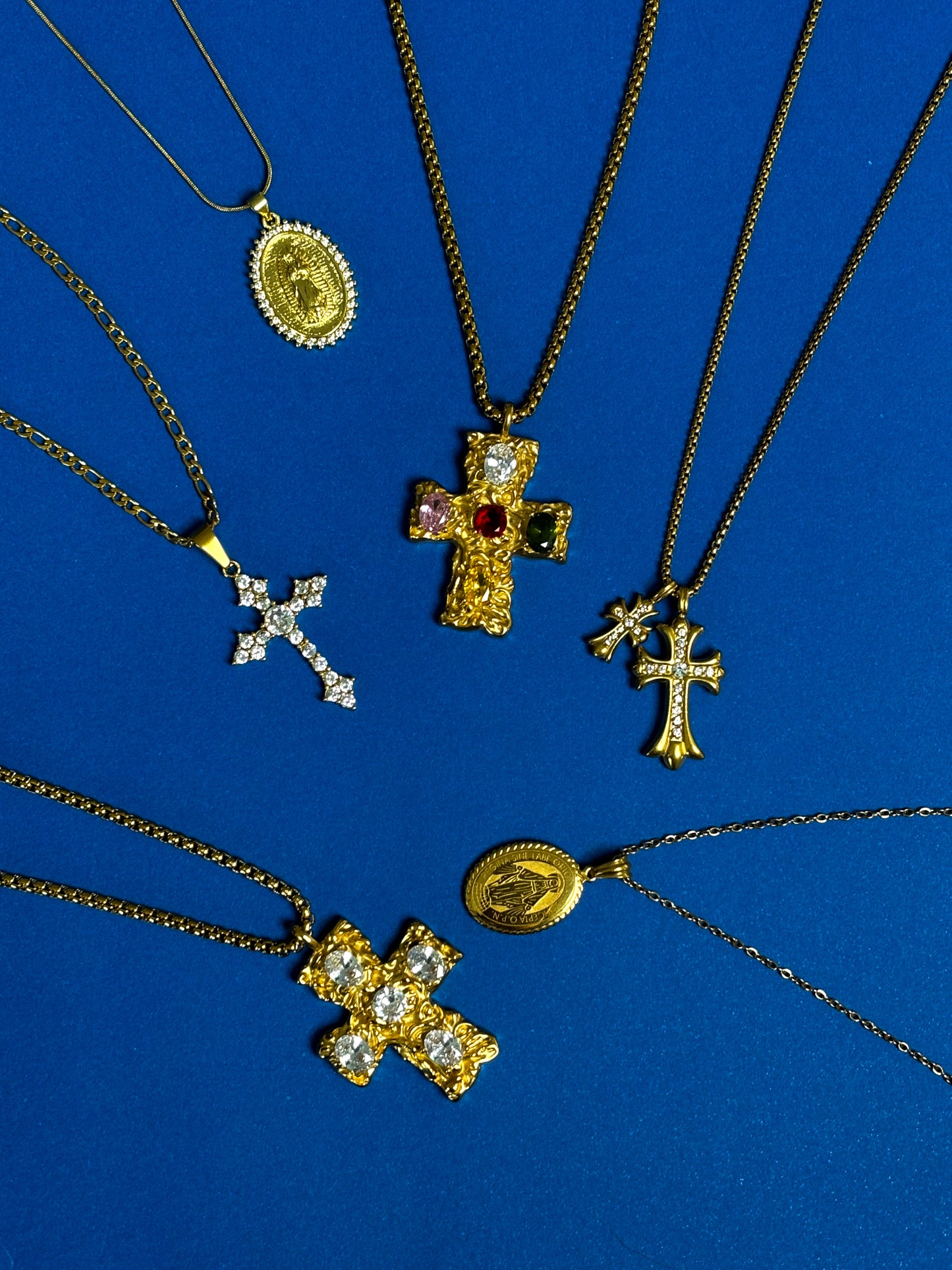 Twin Cross Pendant