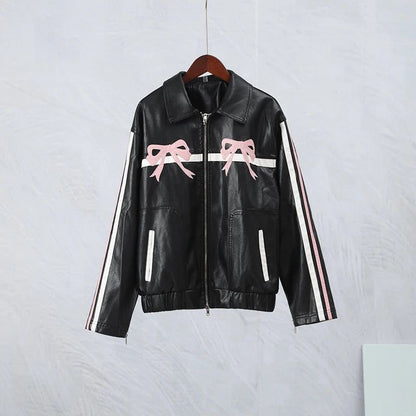 Harajuku Bomber Jacket (Pink)