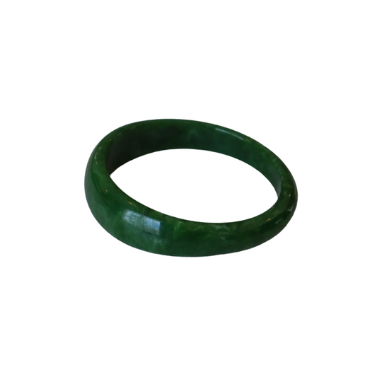 Thin Jelly Bangle - Green