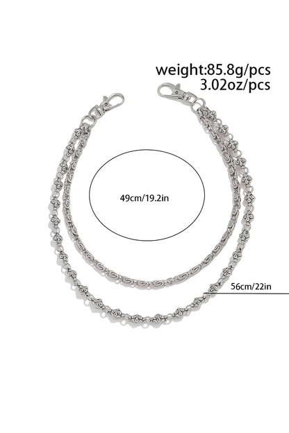 Chrome Wallet Chain (Belt Accessory)