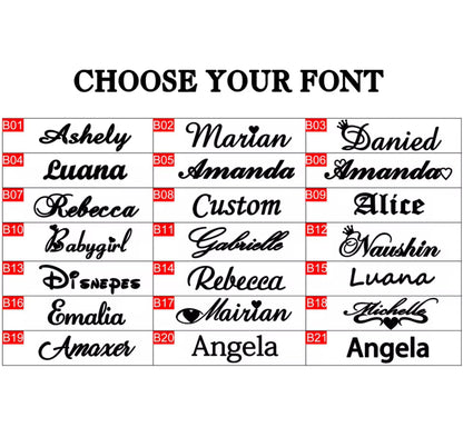 Custom Nameplate Hoops - Gold/Silver