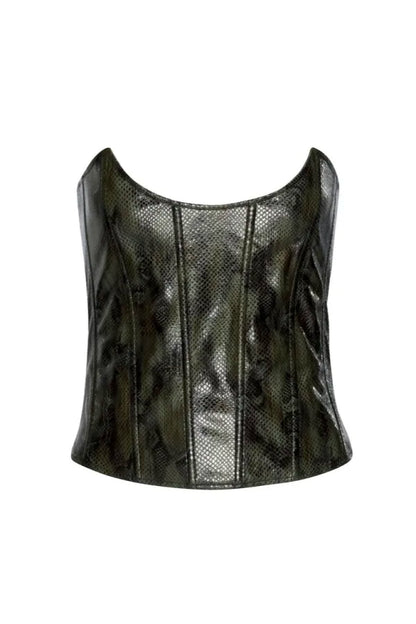 Leia Corset- Forest Python (S)