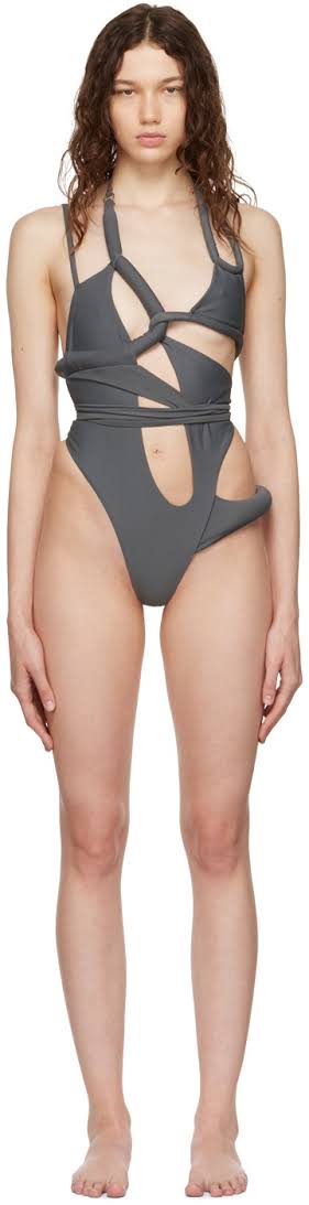 Entire Studios Gray S06 One-Piece Bodysuit (S)