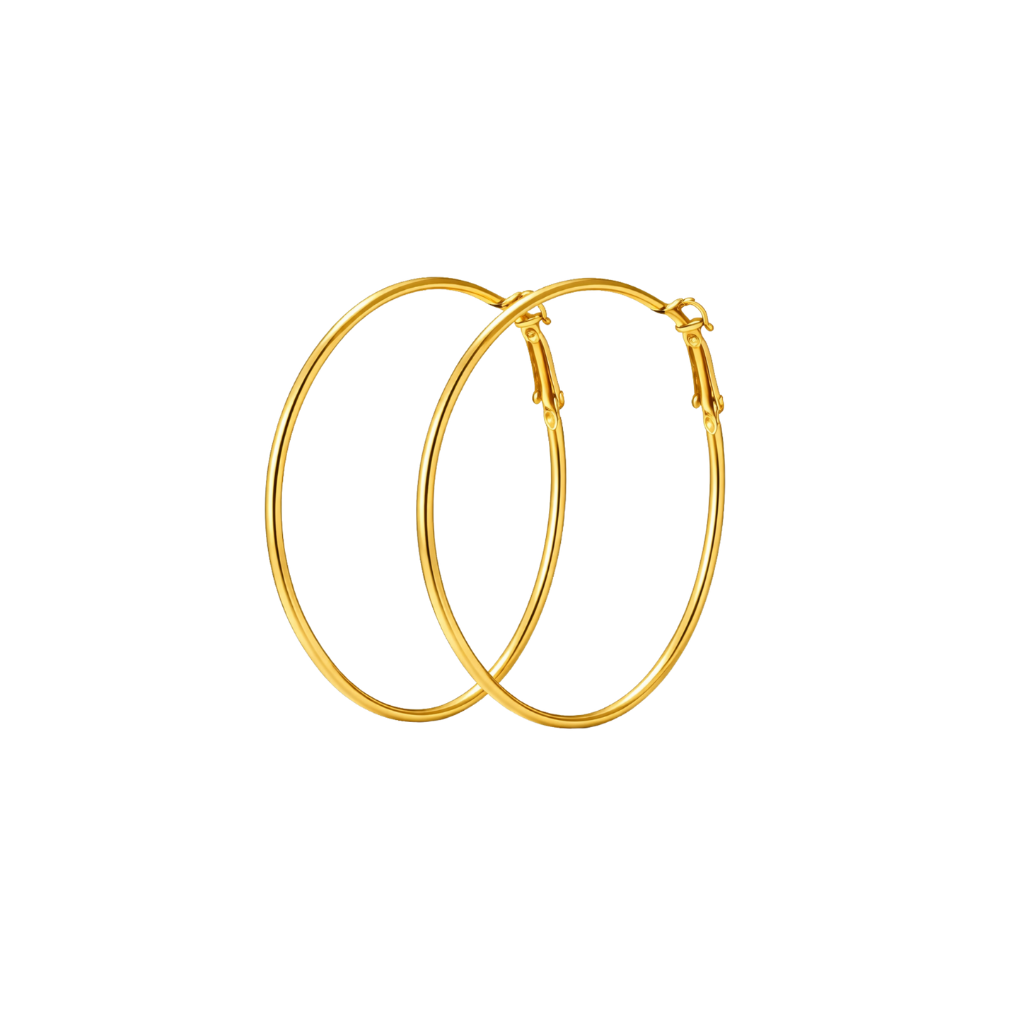 Essential Baddie Hoops - Gold