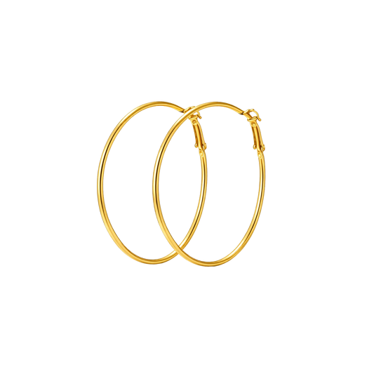 Essential Baddie Hoops - Gold