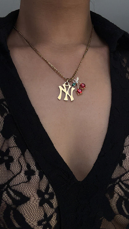 Yankee Cherry Bomb Necklace