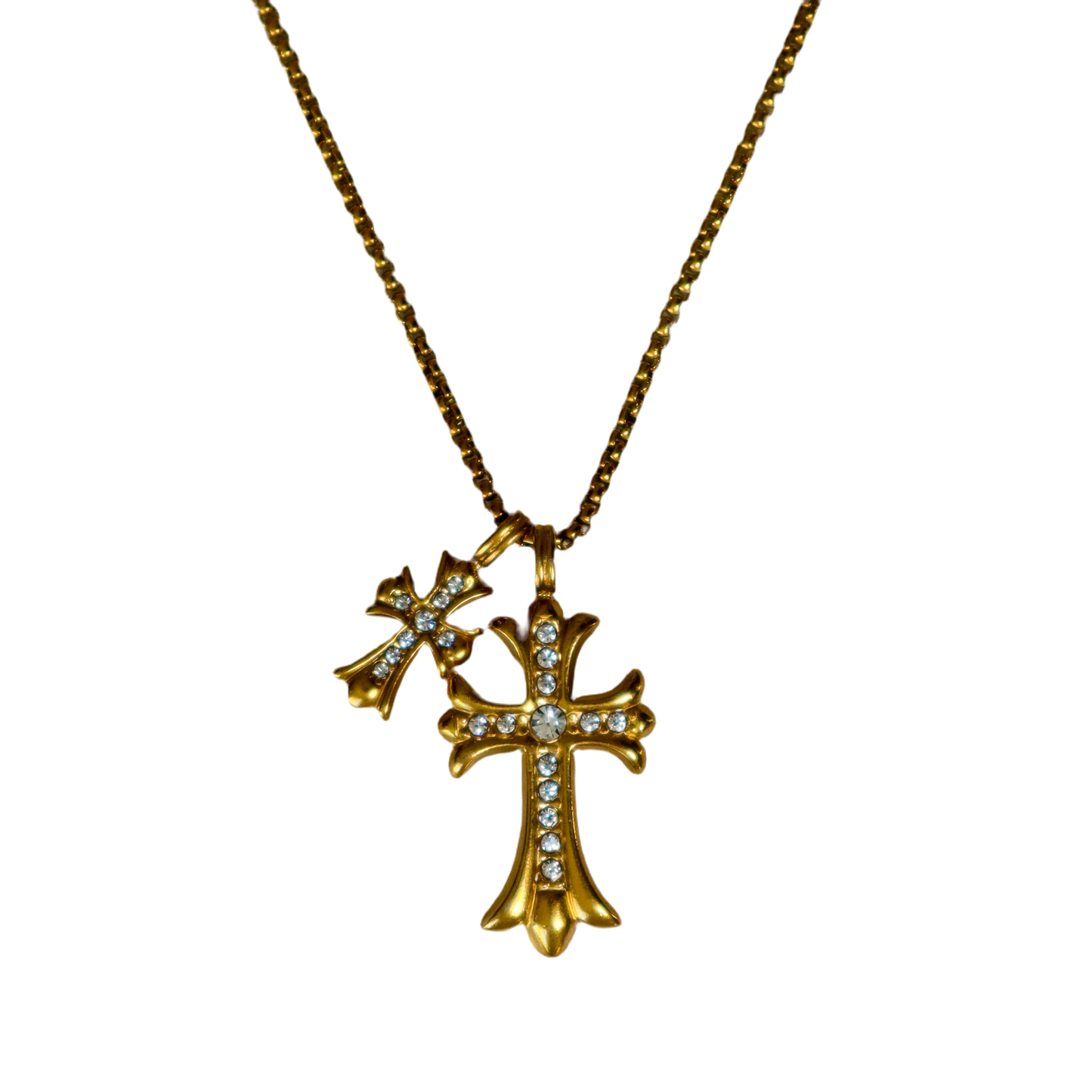 Twin Cross Pendant