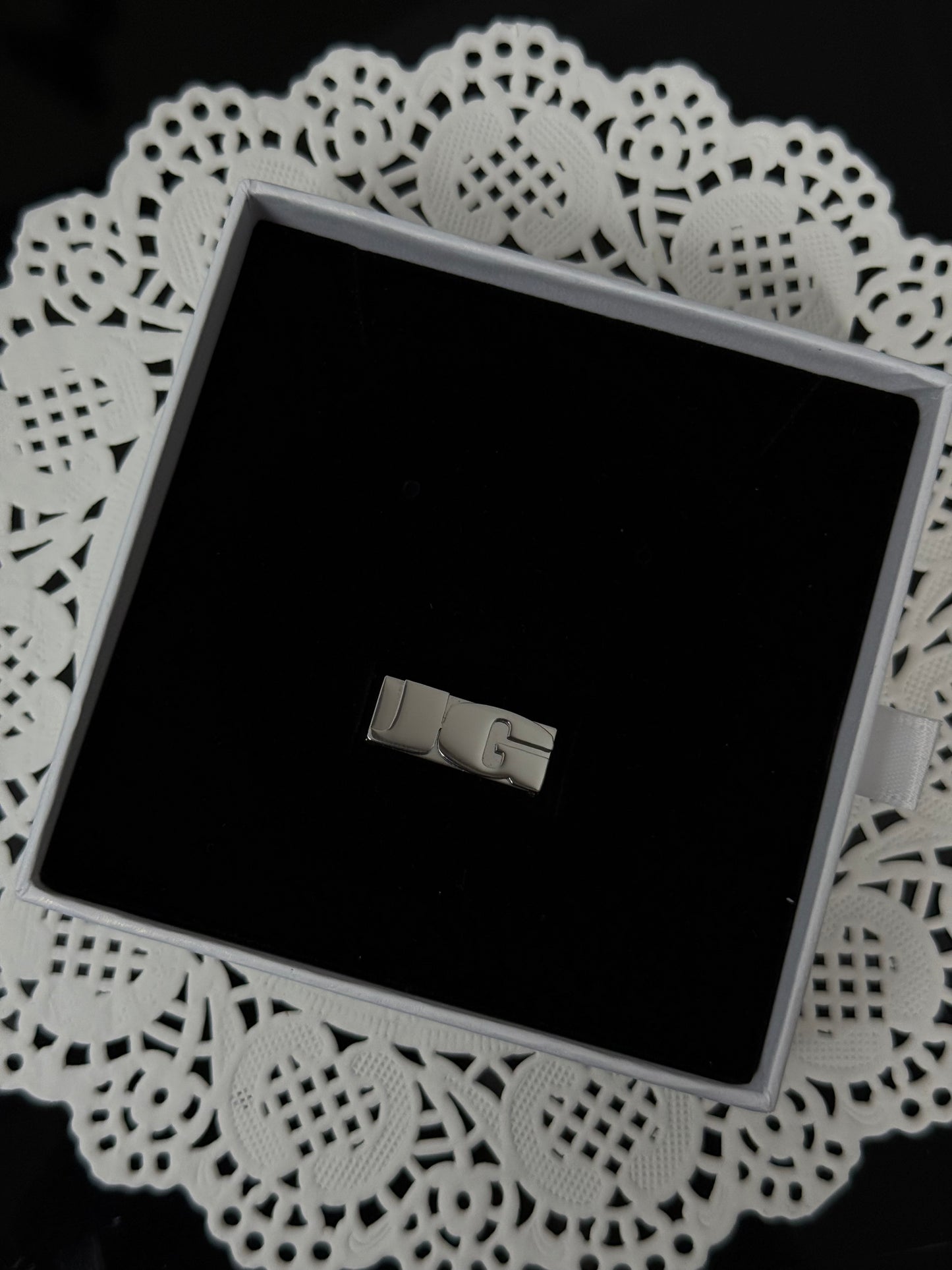 Nameplate Ring - Gold/Silver