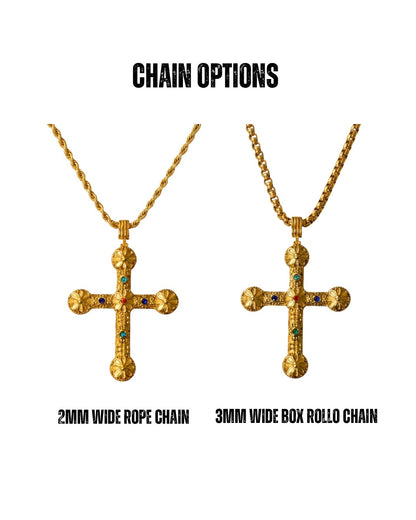 “Take Up Space” Cross Necklace