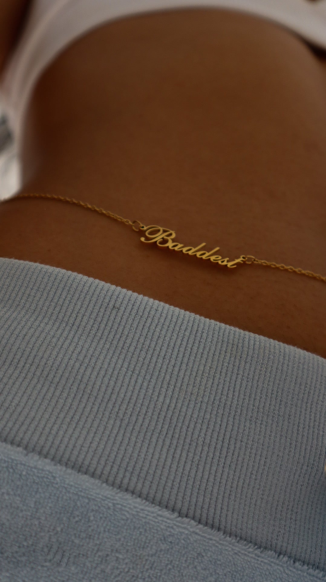 “Baddest” Belly Chain-Gold