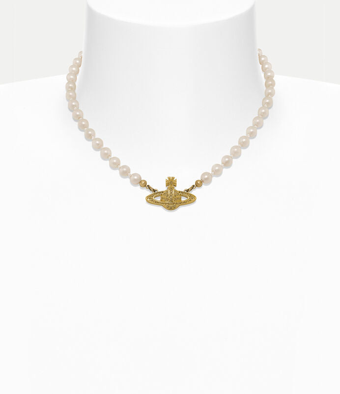 Saturn Pearl Choker- Gold