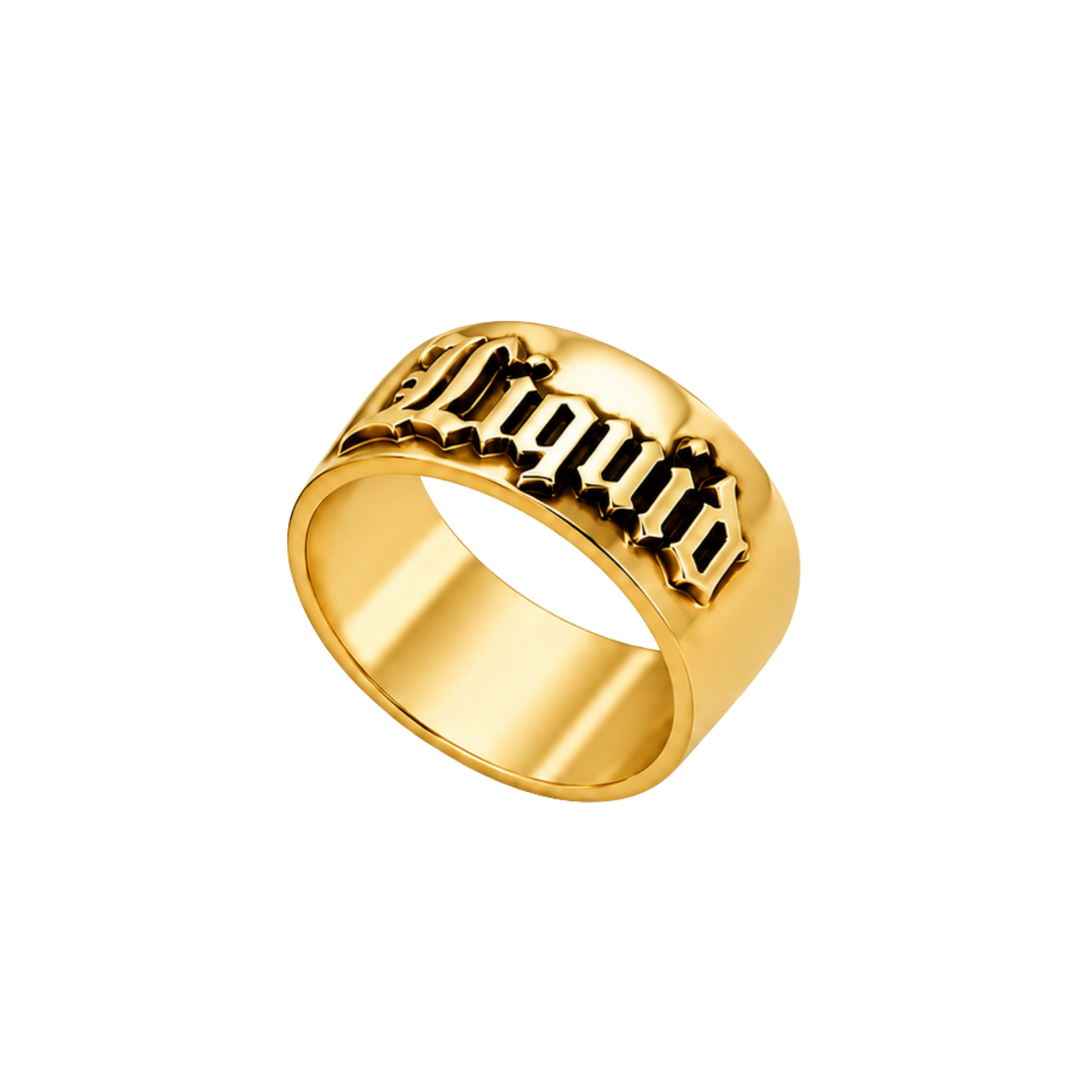 Personalised Statement Ring - 18K Gold-Plated