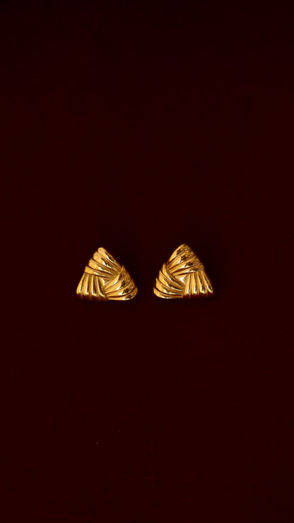 Tripoli Earrings - Gold